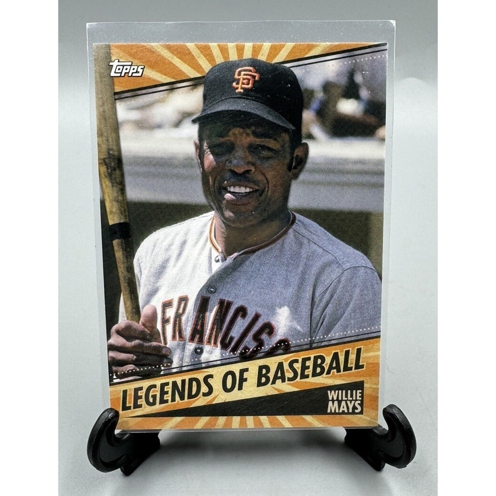 Willie Mays 2021 Topps Opening Day Legends of Baseball #LOB-13 Giants